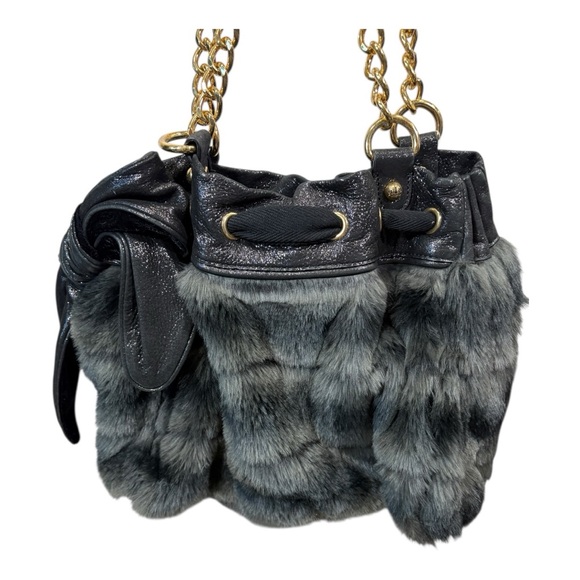 NEW Vintage Juicy Couture Y2k faux Fur DayDreamer bag - Picture 7 of 16
